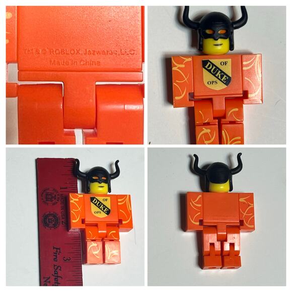 Roblox Duke of Ops Noob007 Figure 2016 Jazwares with Helmet Missing Sword READ - Picture 1 of 11